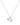 Blue Lace Air Hängsmycke Necklaces U.V Overseas