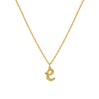 E Alphabet Necklace