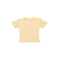 Joy Pointelle Topp Butter Yellow