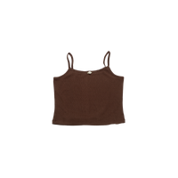 Megan Pointelle Topp Brown