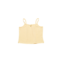 Megan Pointelle Topp Butter Yellow